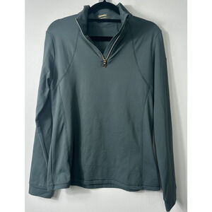 CAVALLO 1/4 Zip Equestrian Riding Shirt Green Sz 38 (US 10) Womens Outdoor D48